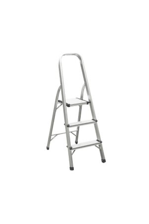 Escalera 3 peldaños aluminio máx. 150kg