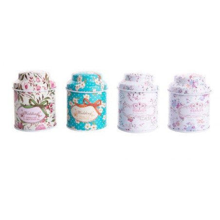 Bote metal 5,5x7,5 flores 4mod