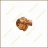 Enlace rosca macho 3/4 laton dos patillas
