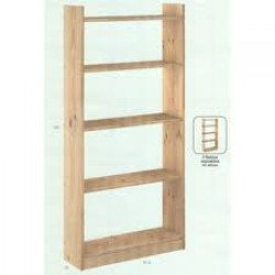 Estanteria madera 73x70x15cm mural