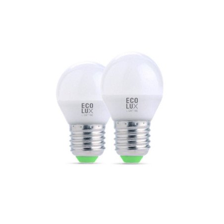 Lampara led e27 / 5.0w esferica luz natural 4200k