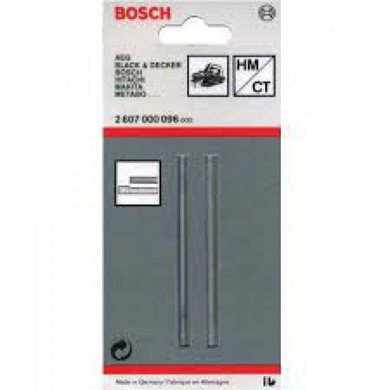 Cuchilla cepillo elect. reversible acero 5x82 mm -juego-