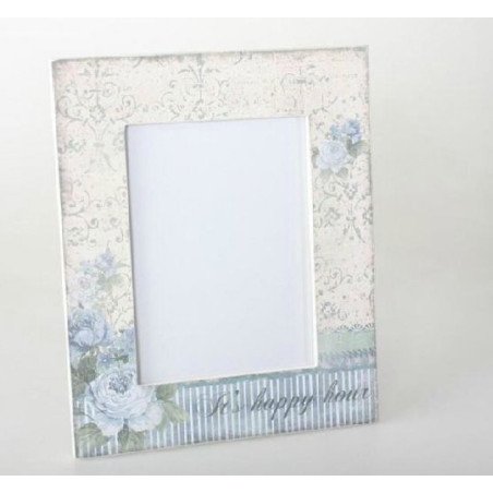 Marco foto 15x20 madera flor