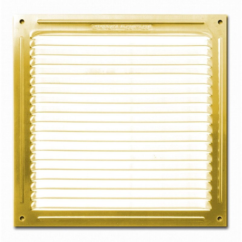 Rejilla de ventilacion 20x20 cm oro
