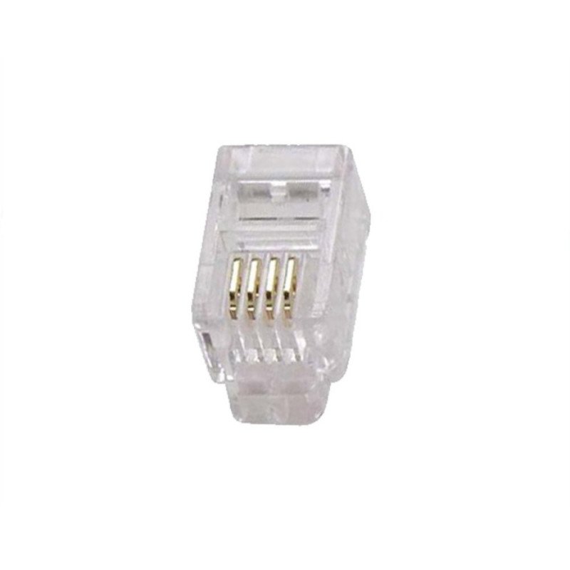 Conector telefono 6p/4c -rj11-