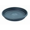 Plato maceta 22 cm antracita para maceta de 26cm