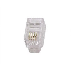 Conector telefono 6p/4c -rj11-