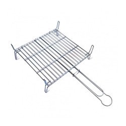 Parrilla doble serie 50 acero cincado 50x50cm