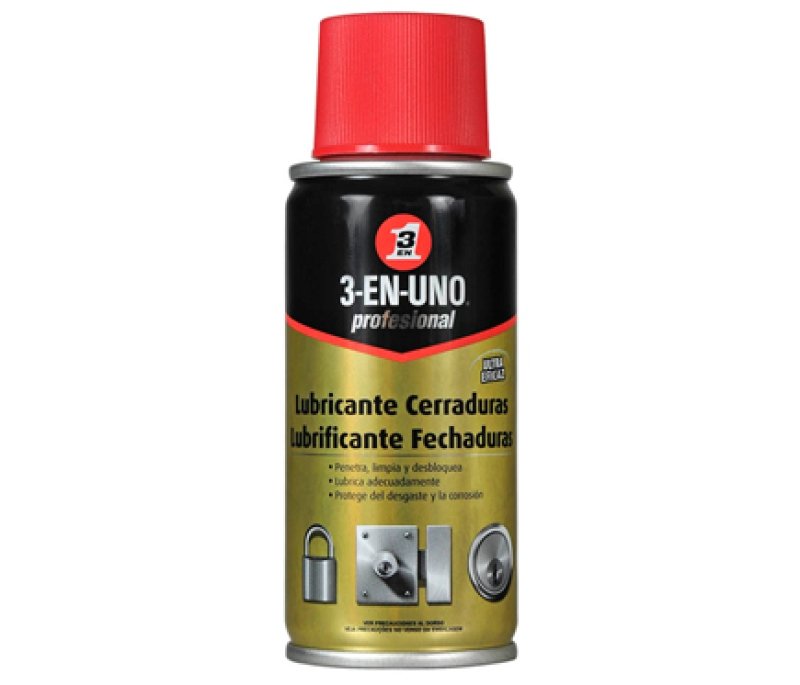 Lubricante 3-en-uno aerosol de cerraduras 100ml