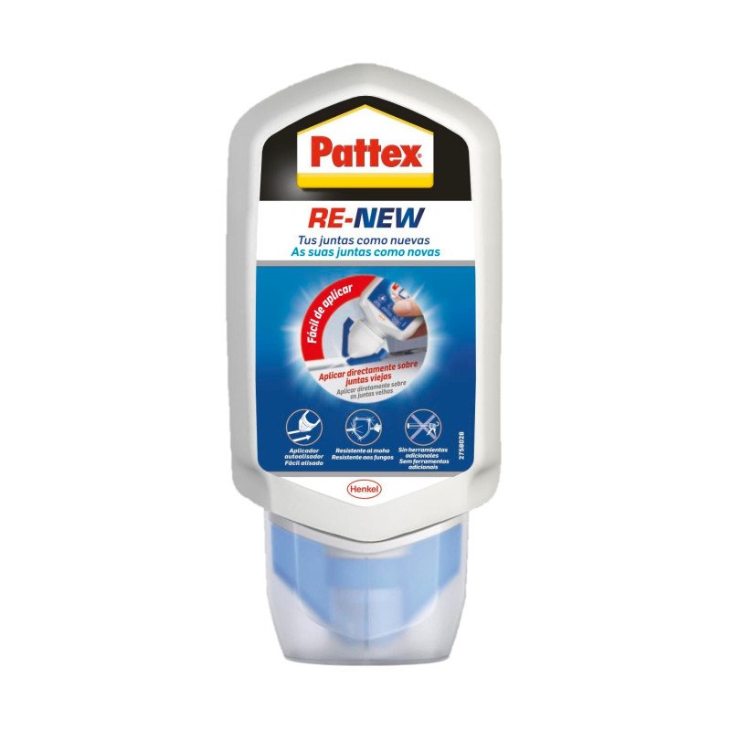 Silicona blanca pattex re-new 80ml con aplicador