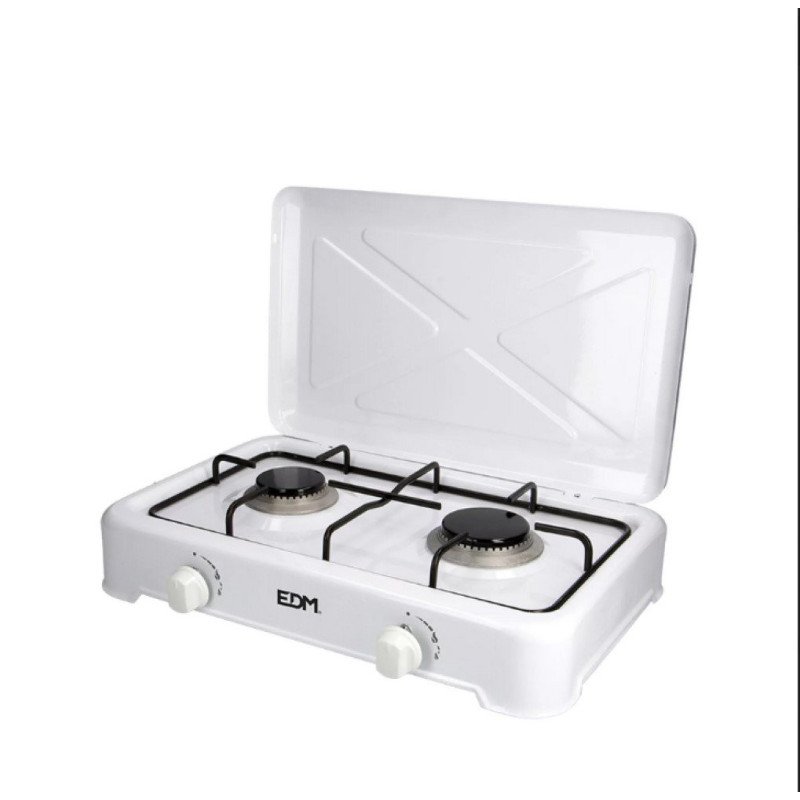 Cocina de gas esmaltada 2 fuegos