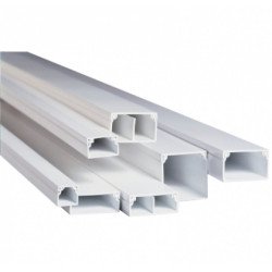 Mini-canaleta electr.10x35mmx2m pvc blanco