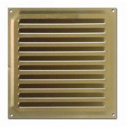 Rejilla de ventilacion 20x20 cm bronce