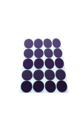 Pack 20 fieltros adhesivos redondos marron ø16mm