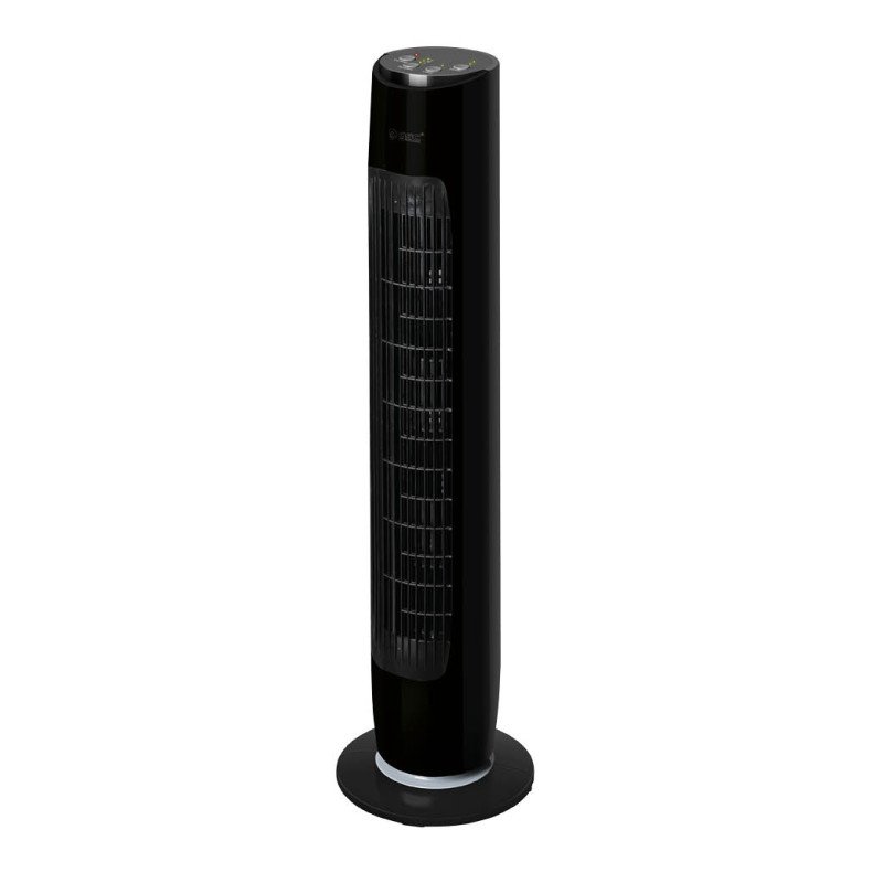 Ventilador de torre oscilante c/mando 45w negro