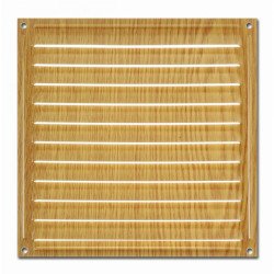 Rejilla de ventilacion 18x18 cm 19 aberturas madera pino