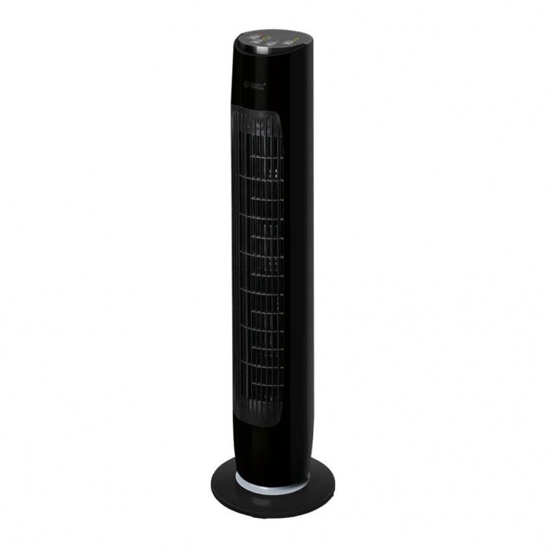 Ventilador de torre oscilante c/mando 45w negro