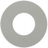 Junta plana goma cierre descarga -ext. 66mm - int. 17mm- -transp.-