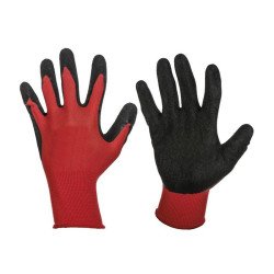 Guante latex negro fino -en388- -l4001-