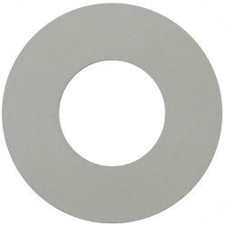 Junta plana goma cierre descarga -ext. 66mm - int. 17mm- -transp.-