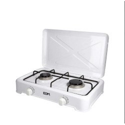 Cocina de gas esmaltada 2 fuegos
