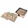 S/6 posavasos letras multicolor pvc 12,50 x 4 x