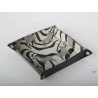 Bandeja vaciabolsillos pu 16x16x3 negro cebra