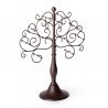 Soporte joyero marron metal decorac