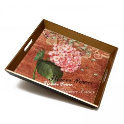 Bandeja 31x20 tazas flores 2mod