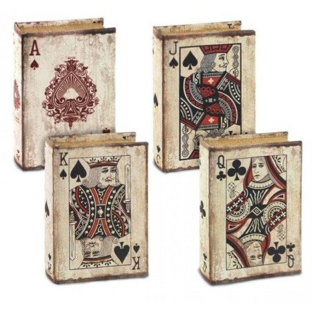 Libro caja con baraja