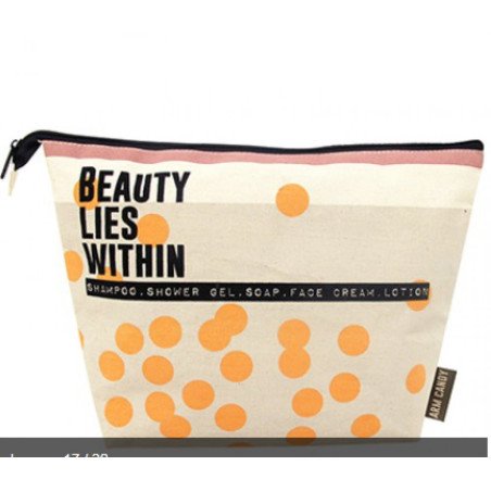 Bolsa aseo lino, beauty lies within