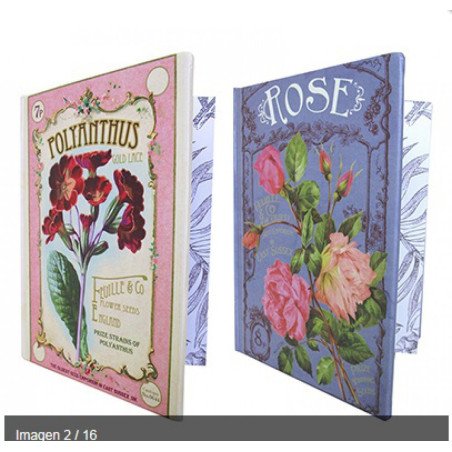 Set de dos libretas polyanthus y rose