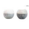 Vela bola cristal 12x10 glaseado 2col