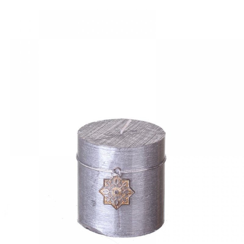 Vela plata 100% parafina decoracion 19933