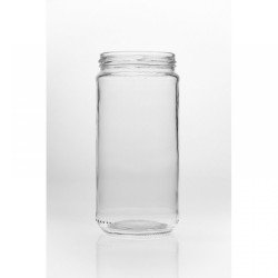 Tarro cristal 15cm tapa 77mm