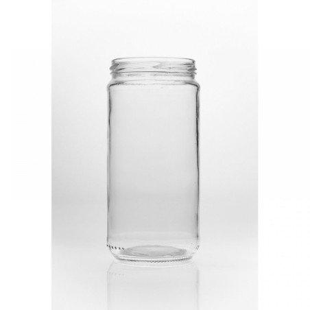 Tarro cristal 15cm tapa 77mm