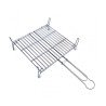 Parrilla doble serie 50 acero cincado 50x50cm