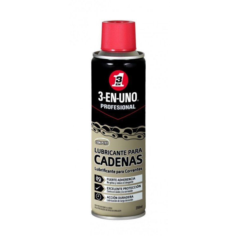 Lubricante 3-en-uno especial cadenas y engranajes 250ml