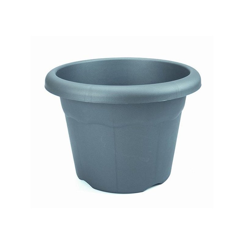 Maceta jardin redonda 30cm antracita