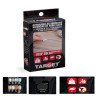 Adhesivo doble cara alta resitencia redonda 25mm diam. -6ud-