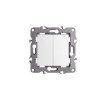 Conmutador doble 1 modulo blanco atmoss dynamic plus