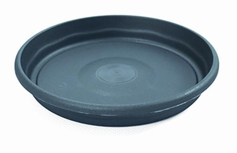 Plato maceta 26 cm antracita para maceta de 30cm