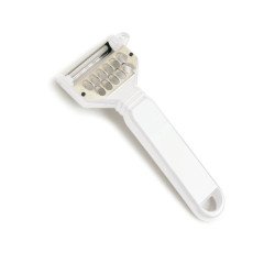 Pelador plano blanco 15.5x7cm