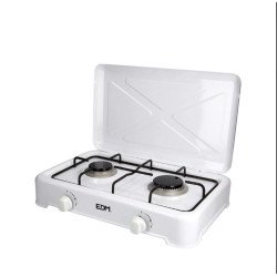 Cocina de gas esmaltada 2 fuegos