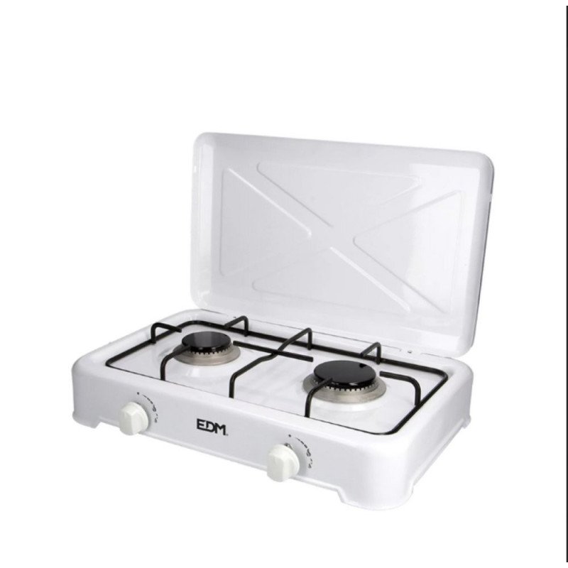 Cocina de gas esmaltada 2 fuegos