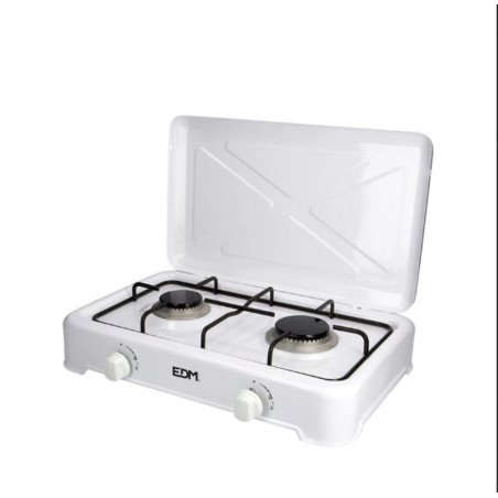 Cocina de gas esmaltada 2 fuegos
