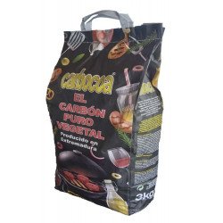 Carbon vegetal encina -bolsa 3kg-