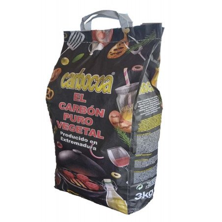 Carbon vegetal encina -bolsa 3kg-