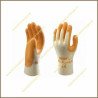 Guante caucho naranja showa -en388-