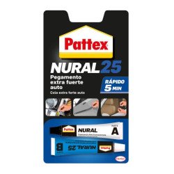 Nural 25 pegamento extra fuerte auto transparente